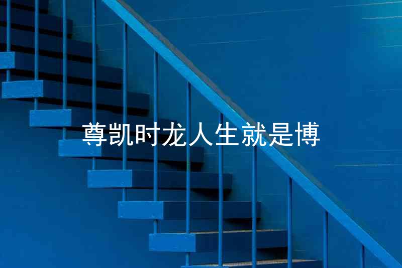 尊凯时龙人生就是博